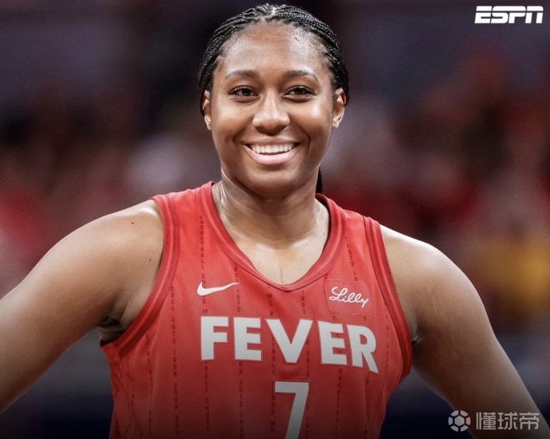 WNBA史上最大合同，Shams：阿莉娅四年630万美元续约印第安纳狂热