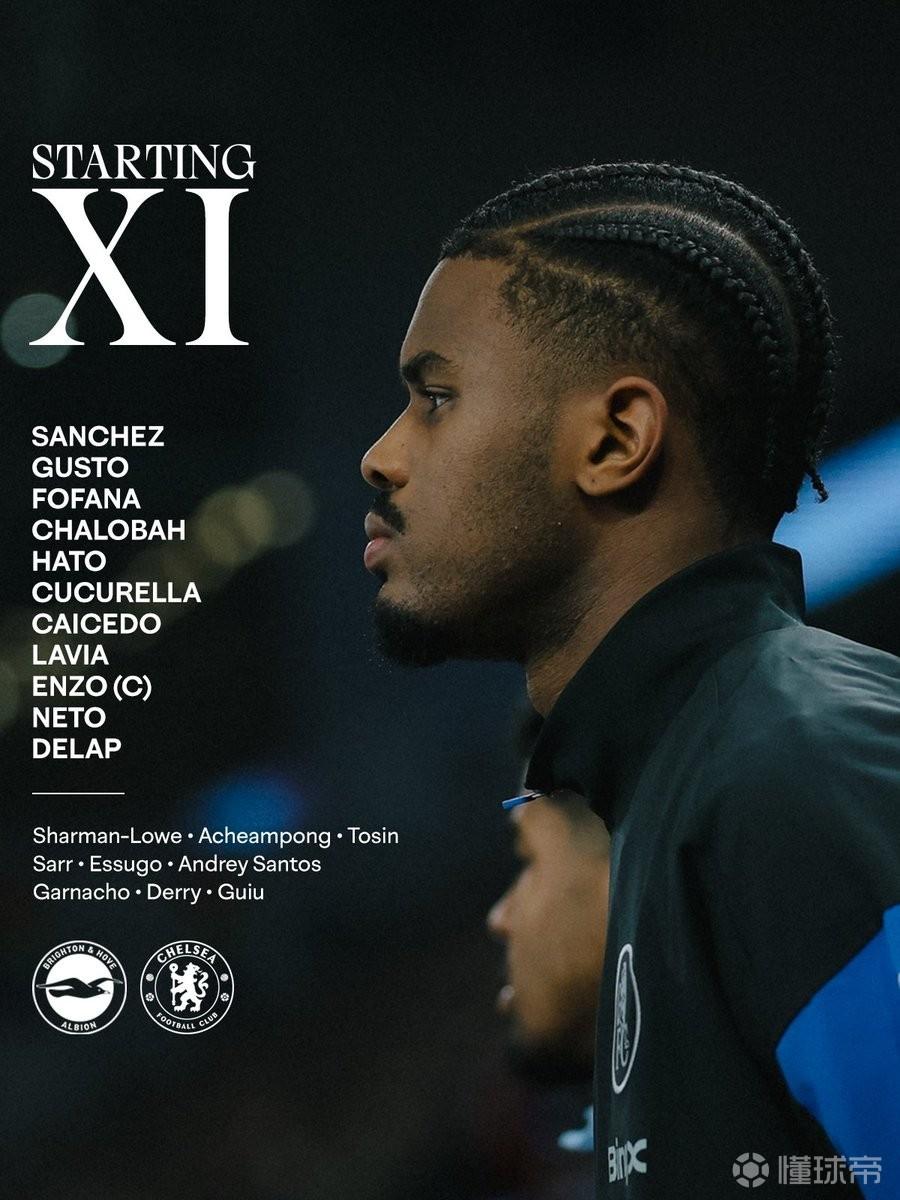 变阵，切尔西上一次在英超首发五后卫是在2024年3月